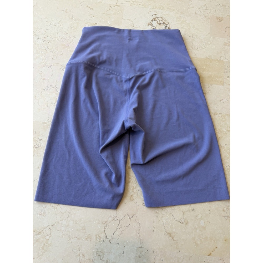 Nike Zenvy Dri-FIT Women's High Rise Biker Shorts Stretch Purple 8" XS - Picture 9 of 11